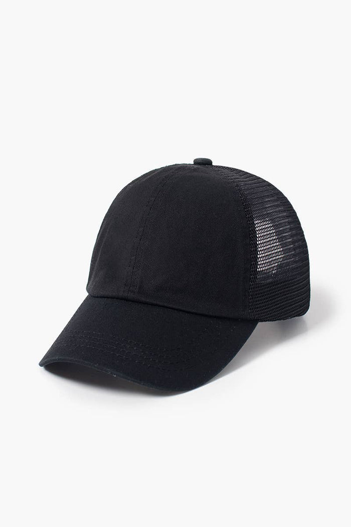 Pigment Washed Mesh Back Baseball Cap