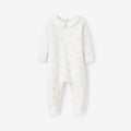 Pink Bow Double Knit Peter Pan Collar Jumpsuit