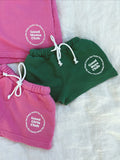 (PRE-ORDER)PINK GOOD MOMS CLUB SHORT - Sun Peony Coconut