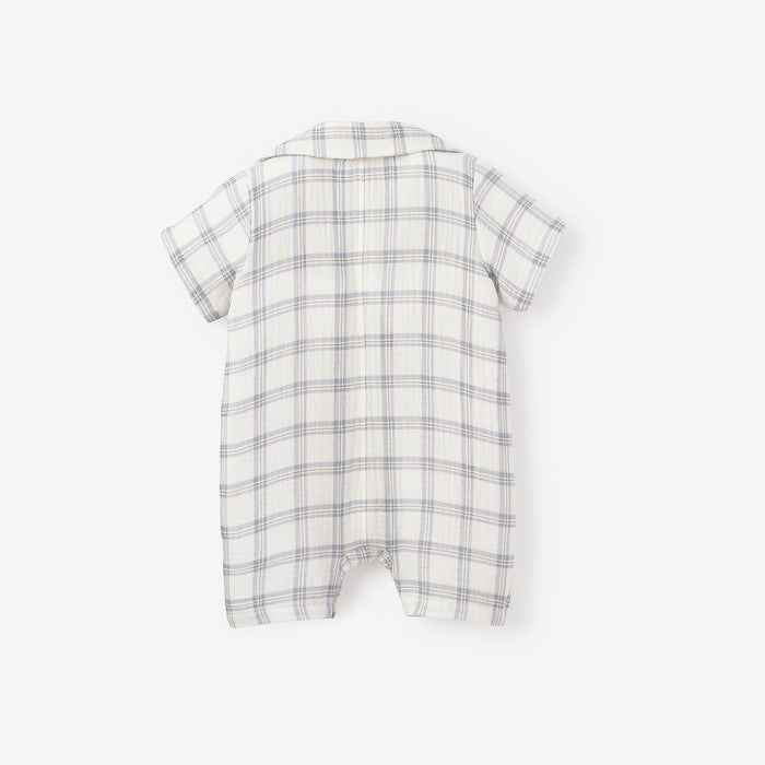Plaid Organic Muslin Shortall