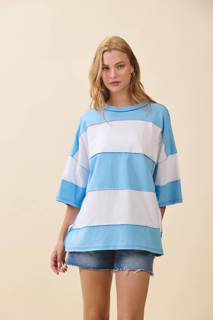 Polly Color Block Top
