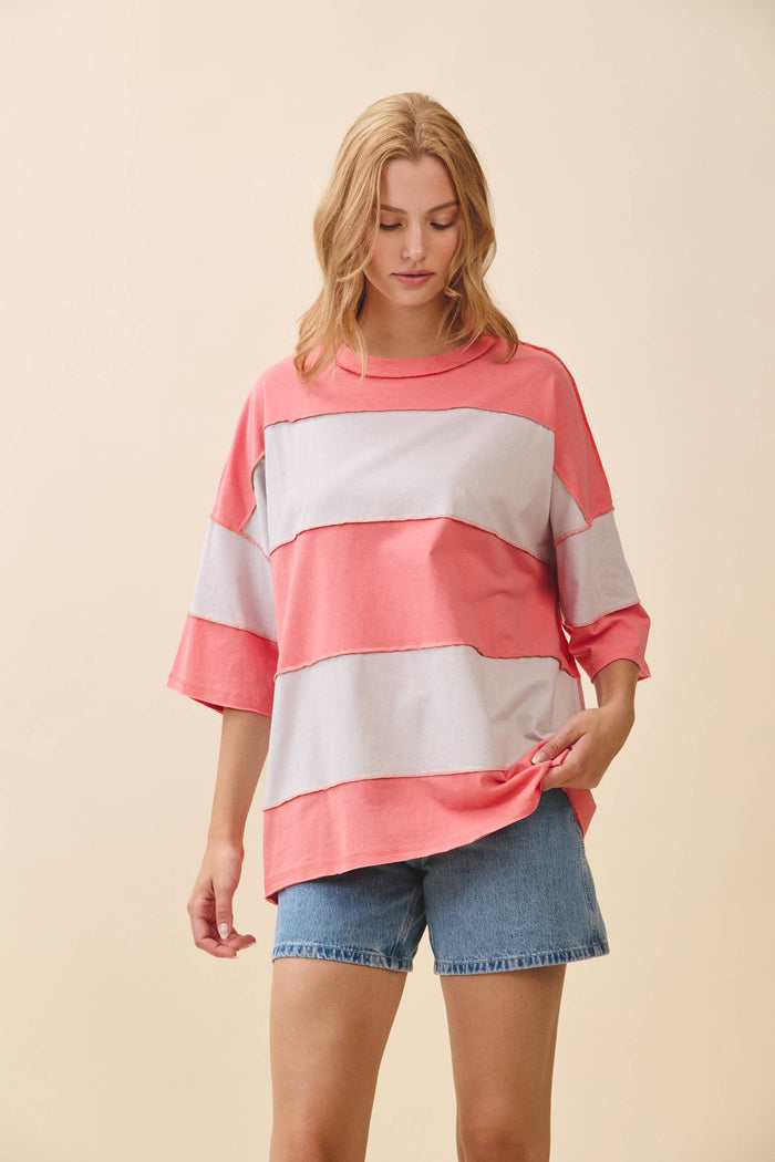 Polly Color Block Top