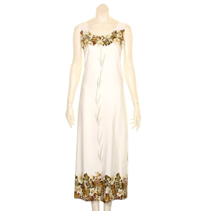 Poplin Border Column Dress