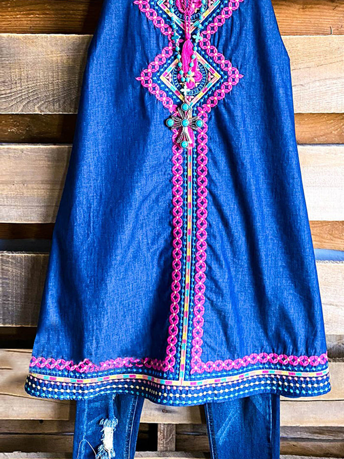 Printed Sleeveless Dress
