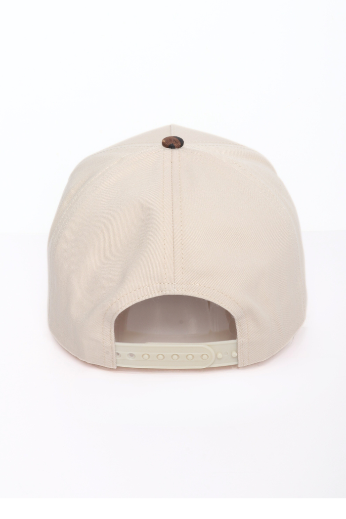 PUT IT ON MY HUSBAND'S TAB embroidery Leopard Brim Hat