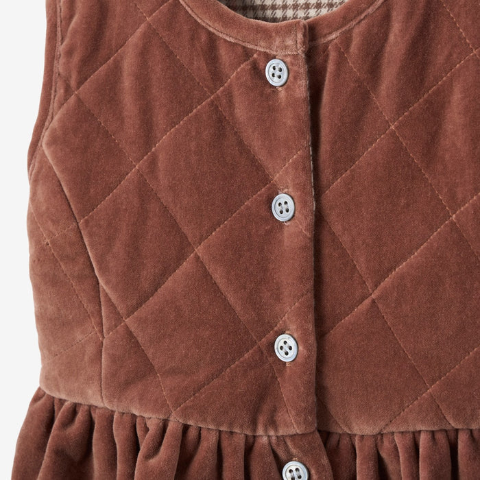 Reversible Velveteen & Plaid Vest