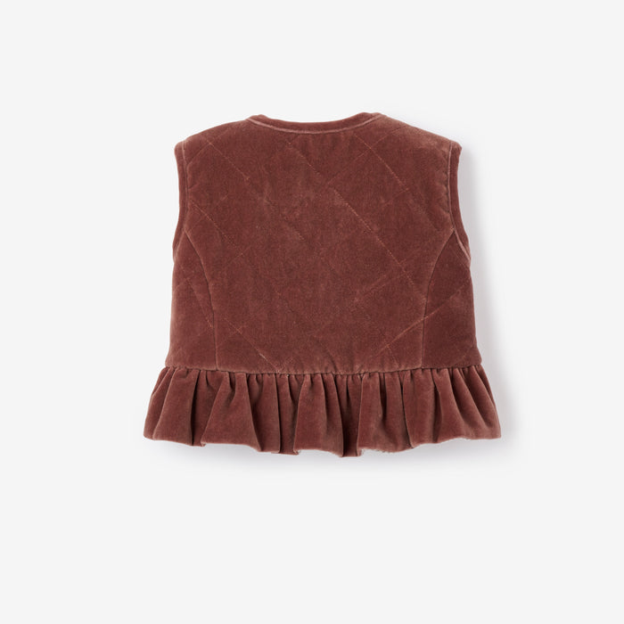Reversible Velveteen & Plaid Vest