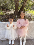 Riley Girly Dress Cherry Blossom - Sun Peony Coconut