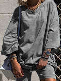 Round Neck Casual Long Sleeve Suits