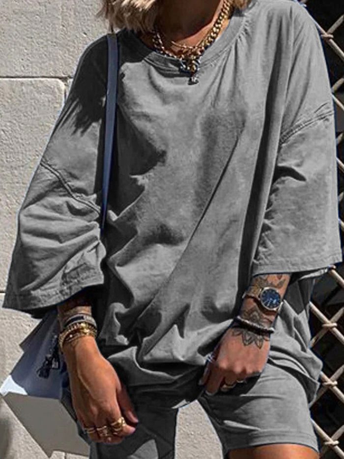 Round Neck Casual Long Sleeve Suits