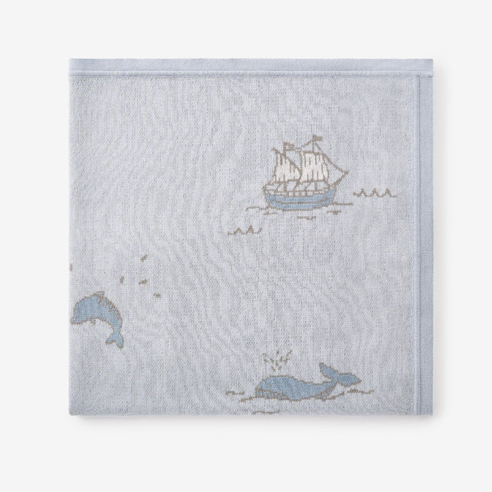 Sea Creature Cotton Knit Blanket