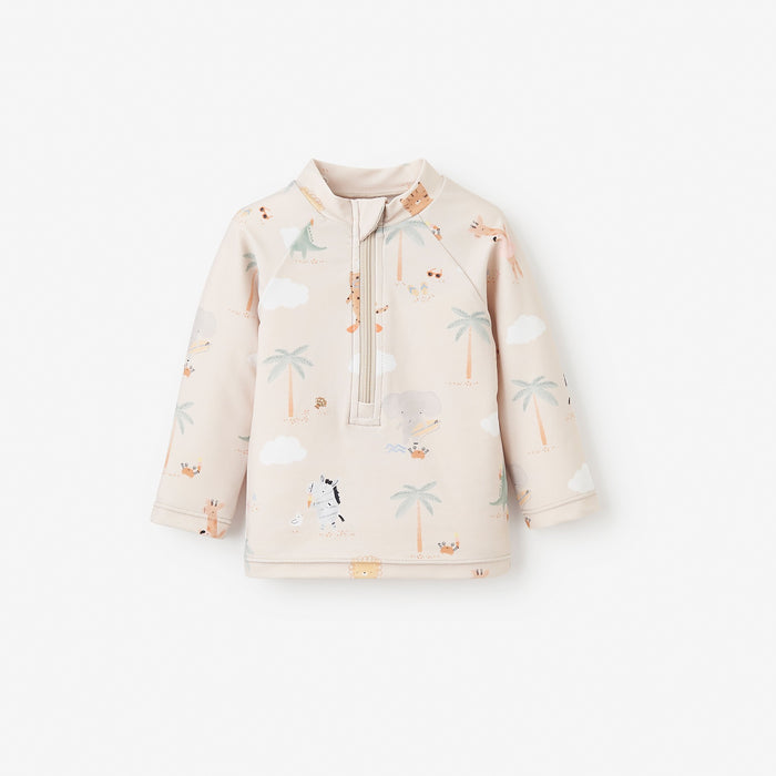 Seaside Safari Baby Rash Guard
