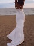 Sexy Sling V-neck Sleeveless Evening Maxi Dress