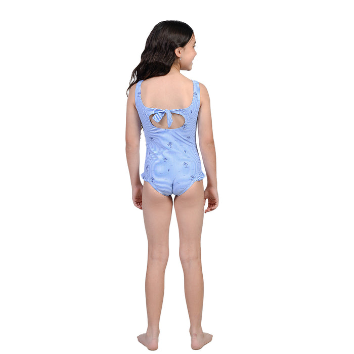 Side Ruffle One Piece