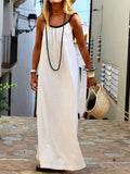 Simple Casual Loose Maxi Dress