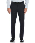 Slim Fit Pinstripe Suit Pant (Navy/Grey)
