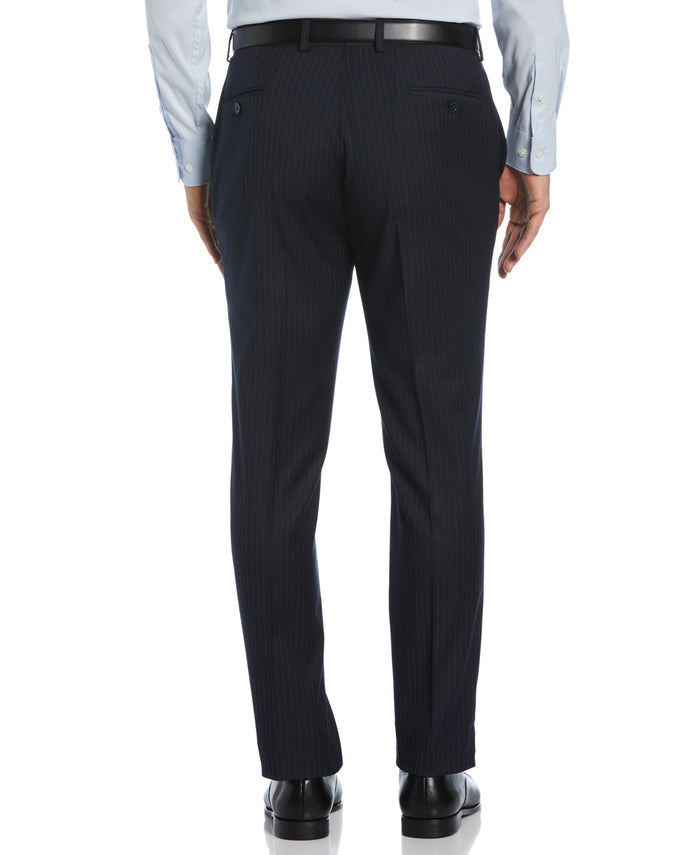Slim Fit Pinstripe Suit Pant (Navy/Grey)