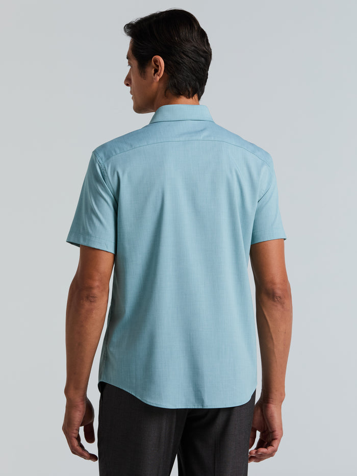 Slim Fit Short Sleeve Shirt (Arctic)