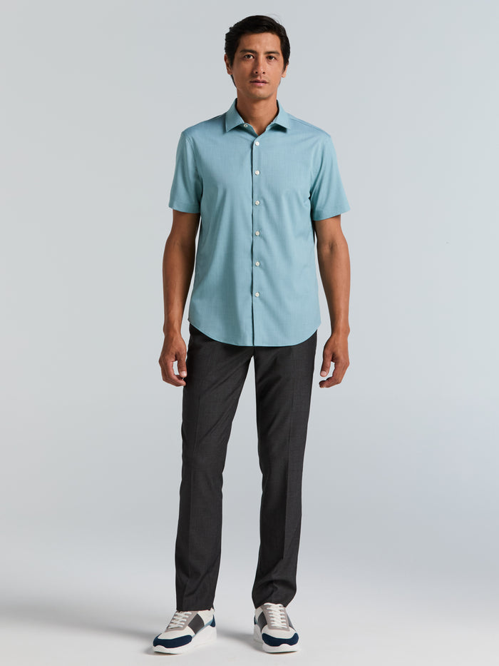 Slim Fit Short Sleeve Shirt (Arctic)
