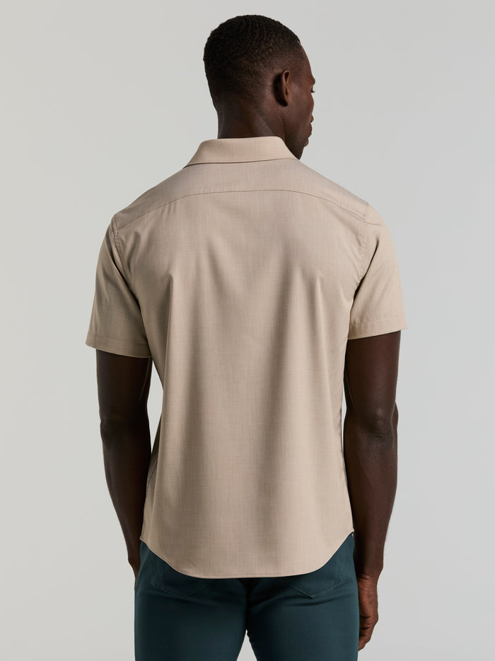 Slim Fit Short Sleeve Shirt (Aluminum)