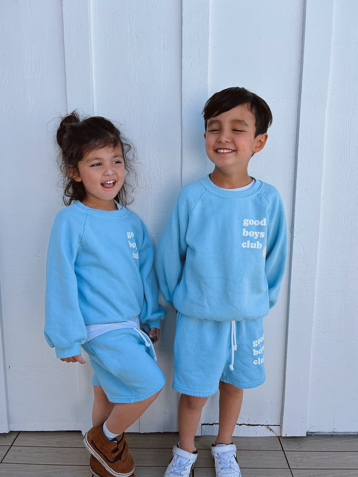 SMILEY GOOD BOYS CLUB SHORT - Sun Peony Coconut