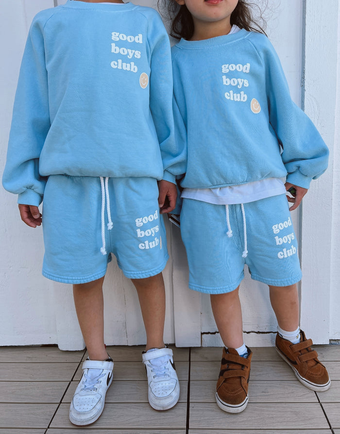 SMILEY GOOD BOYS CLUB SHORT - Sun Peony Coconut