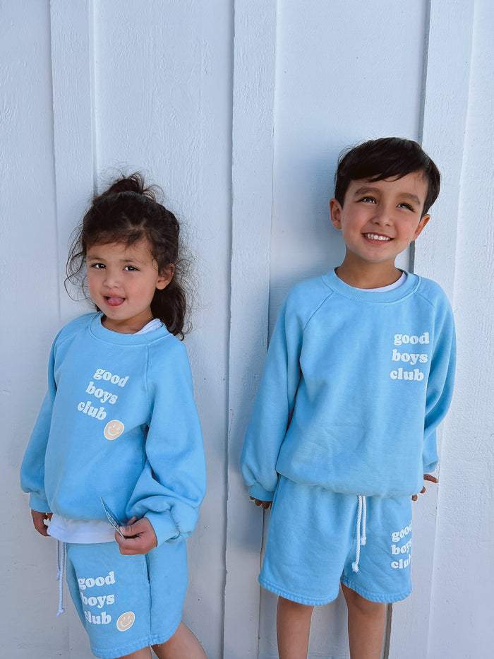 SMILEY GOOD BOYS CLUB SHORT - Sun Peony Coconut