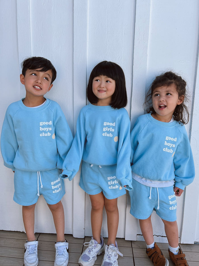 SMILEY GOOD BOYS CLUB SHORT - Sun Peony Coconut