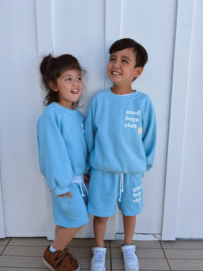 SMILEY GOOD BOYS CLUB SWEATSHIRT - Sun Peony Coconut