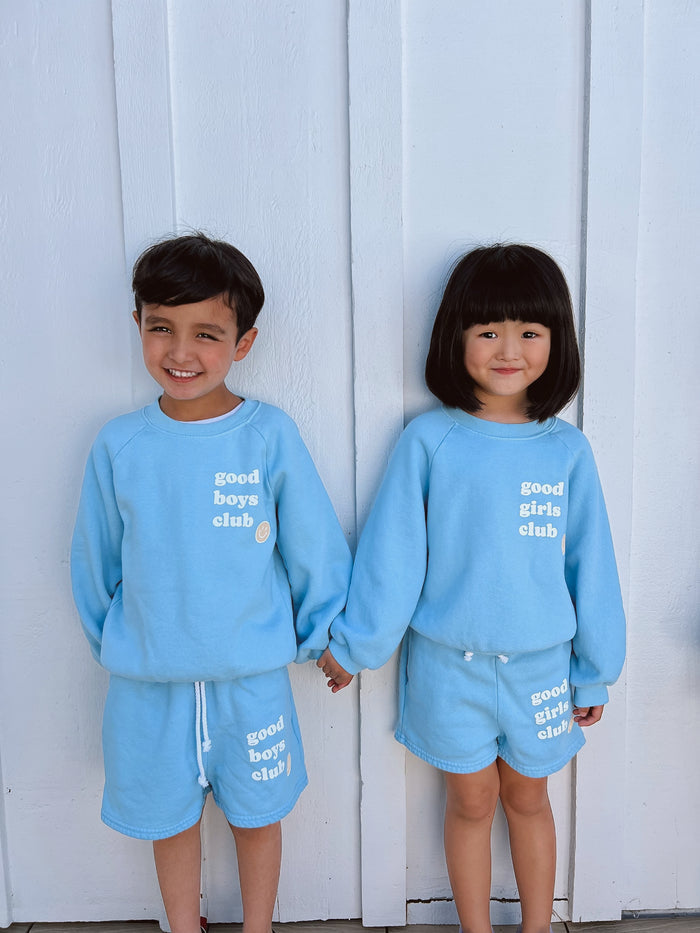 SMILEY GOOD BOYS CLUB SWEATSHIRT - Sun Peony Coconut