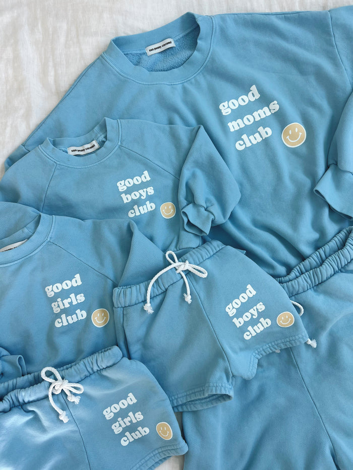 SMILEY GOOD BOYS CLUB SWEATSHIRT - Sun Peony Coconut