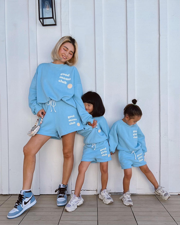 SMILEY GOOD MOMS CLUB SHORT - Sun Peony Coconut