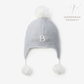 Sofia & Finn Pale Blue Pom Pom Baby Hat