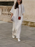 Solid Color Loose Dress