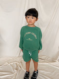 SPC COLLEGE MINI SWEATSHORT - Sun Peony Coconut