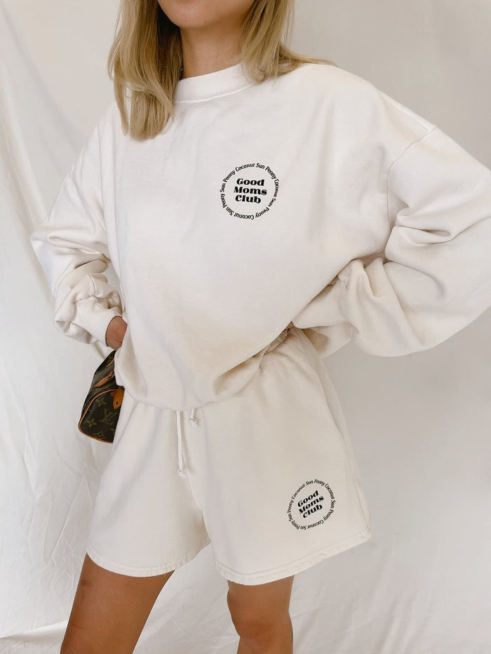 SPC GOOD MOMS CLUB SHORT - Sun Peony Coconut