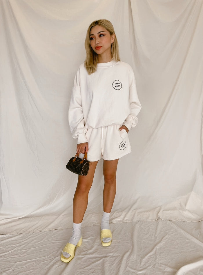 SPC GOOD MOMS CLUB SHORT - Sun Peony Coconut