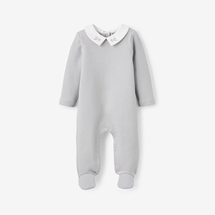 Stork Double Layered Embroidered Jumpsuit