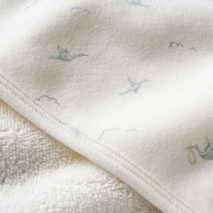 Stork Print Bath Wrap