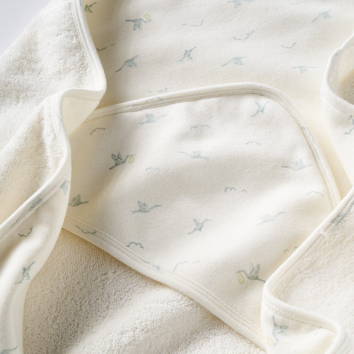 Stork Print Bath Wrap