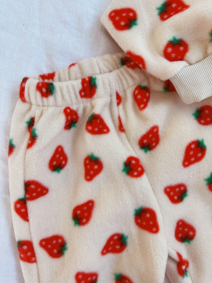 Strawberry Dream Top + Bottom Set - Sun Peony Coconut