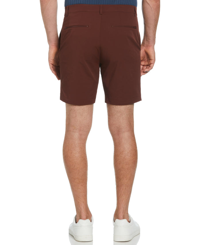 Stretch Solid Tech Short (Rum Raisin)