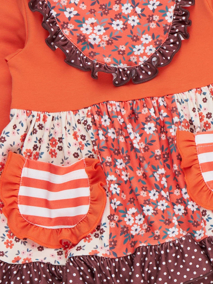 Stripe Garden Pocket Flara Bells Outfit
