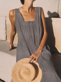 Striped Sleeveless Dress