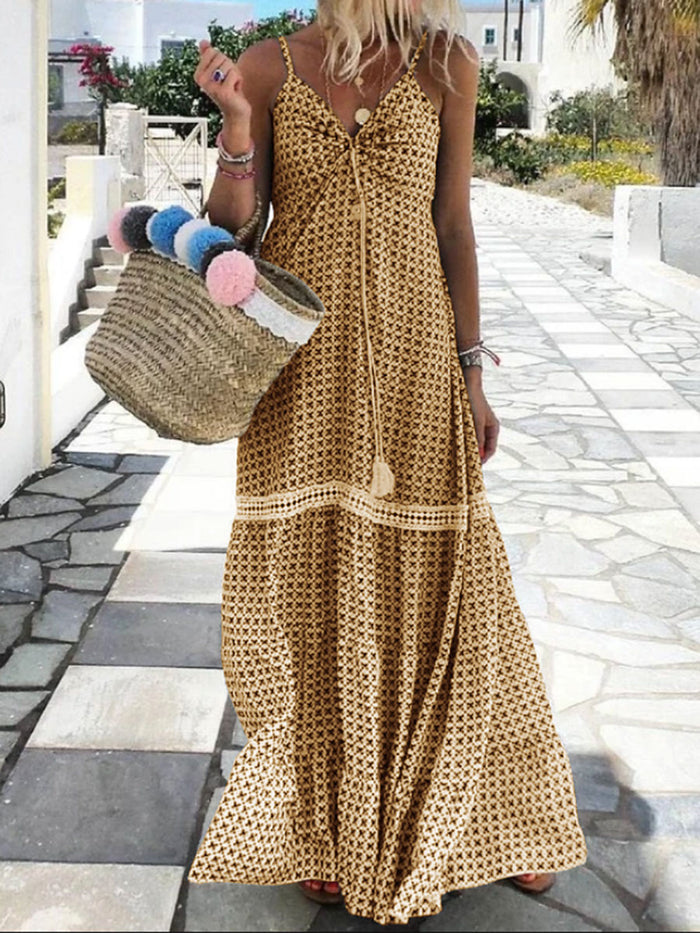 Summer Fashion Slim Fit Holiday Maxi Dress