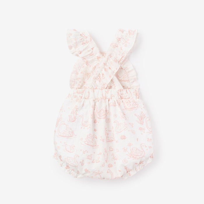 Swan Toile Swiss Dot Sunsuit
