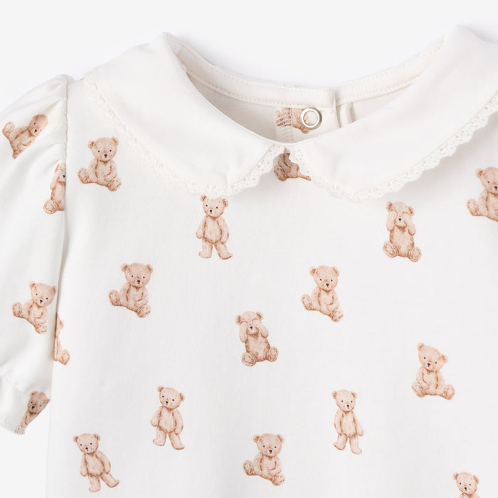 Teddy Bear Double Layered Collar Bubble