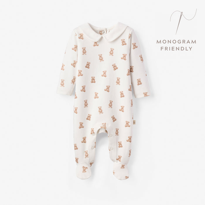 Teddy Bear Double Layered Collar Jumpsuit