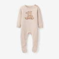 Teddy Bear Knit Baby Jumpsuit