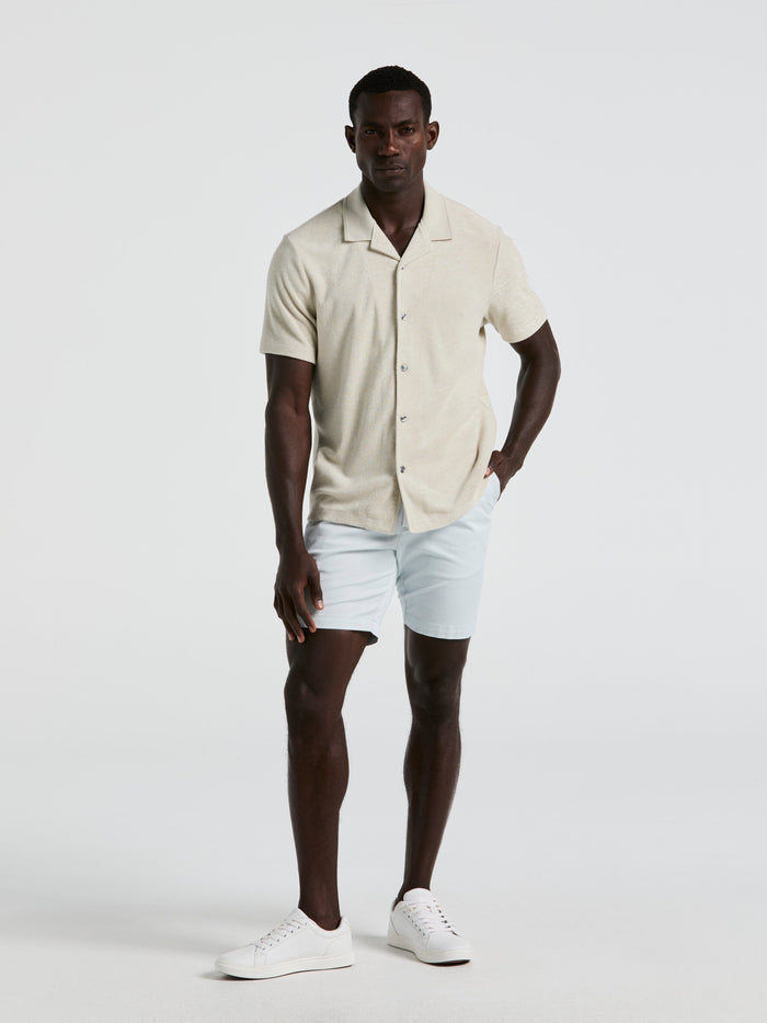 Terry Camp Collar Shirt (Moonstruck)
